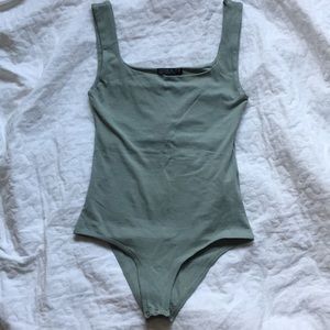 mint green bodysuit